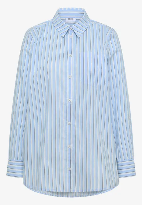 Longstyle Bluse blouse blue