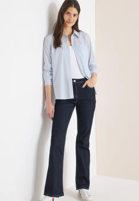 Gestreifte Bluse cloud blue Gestreifte Bluse cloud blue