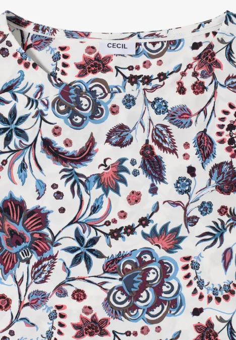 Gemusterte Bluse light alabaster white Gemusterte Bluse light alabaster white