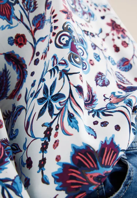 Gemusterte Bluse light alabaster white Gemusterte Bluse light alabaster white