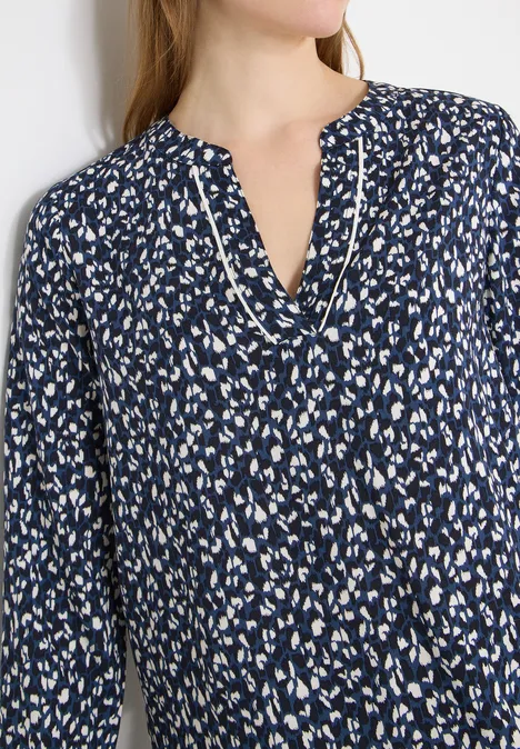 Gemusterte Bluse universal blue Gemusterte Bluse universal blue