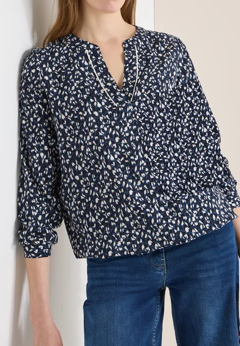 Gemusterte Bluse universal blue Gemusterte Bluse universal blue