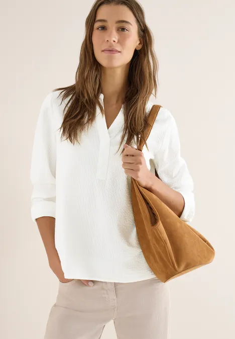 Blouse en couleur unie vanilla white