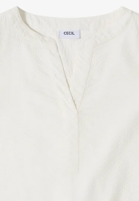 Blouse en couleur unie vanilla white