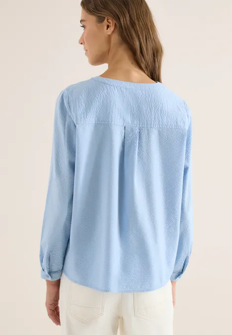 Blouse en couleur unie cloud blue