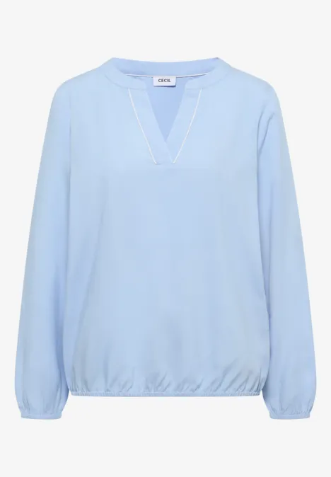 Bluse in Unifarbe light sky blue Bluse in Unifarbe light sky blue