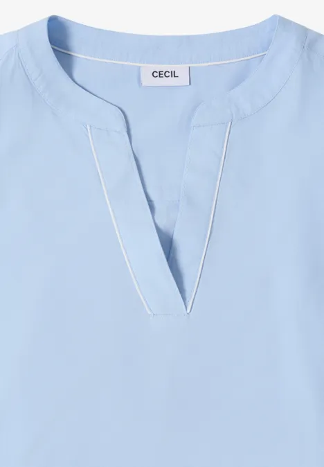 Bluse in Unifarbe light sky blue Bluse in Unifarbe light sky blue