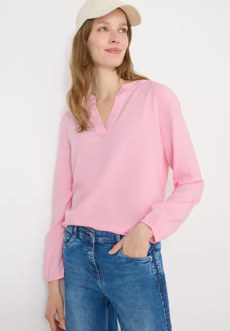 Bluse in Unifarbe light blush rose Bluse in Unifarbe light blush rose