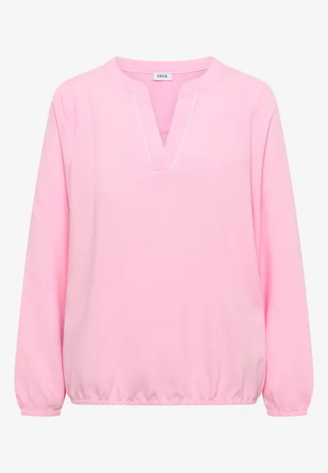 Bluse in Unifarbe light blush rose Bluse in Unifarbe light blush rose