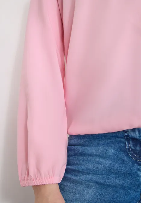 Bluse in Unifarbe light blush rose Bluse in Unifarbe light blush rose