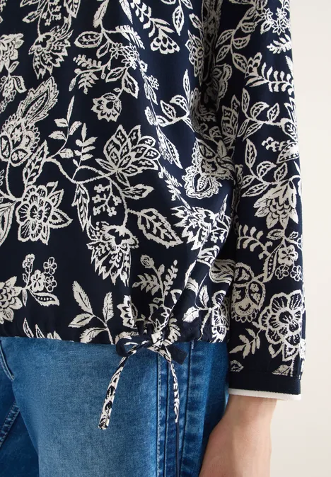 Gemusterte Bluse universal blue Gemusterte Bluse universal blue