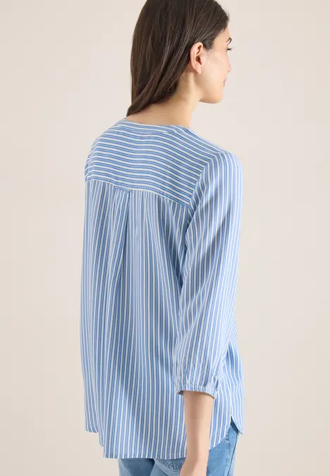 3/4-Arm Bluse mit Streifenmuster blouse blue 3/4-Arm Bluse mit Streifenmuster blouse blue