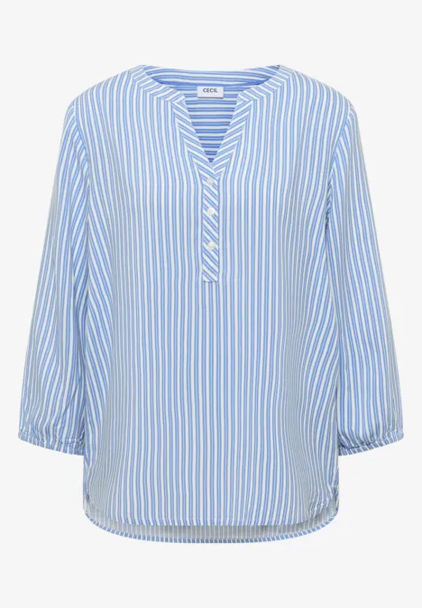 3/4-Arm Bluse mit Streifenmuster blouse blue 3/4-Arm Bluse mit Streifenmuster blouse blue