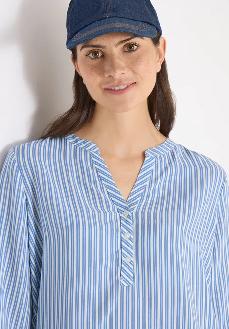 3/4-Arm Bluse mit Streifenmuster blouse blue 3/4-Arm Bluse mit Streifenmuster blouse blue