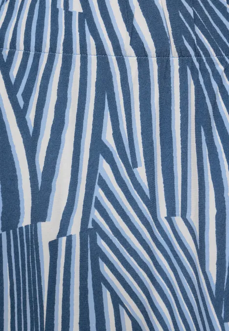 Print Crepe Rock soft light blue