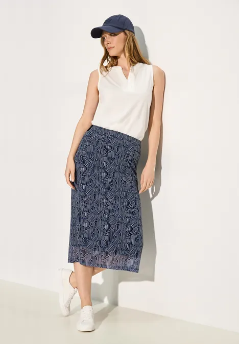 Print Mesh-Rock universal blue