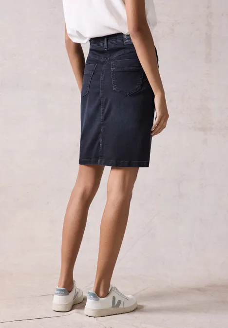 Jeans-Rock blue black used wash