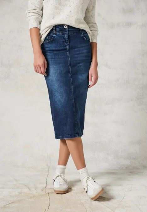 Jeansrock Dark blue wash