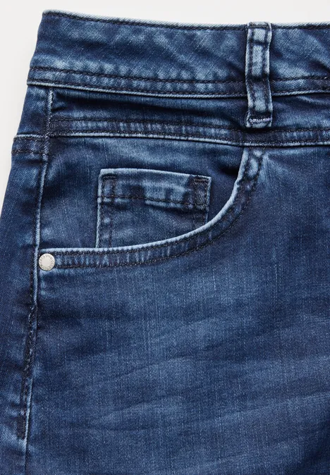 Jeansrock Dark blue wash