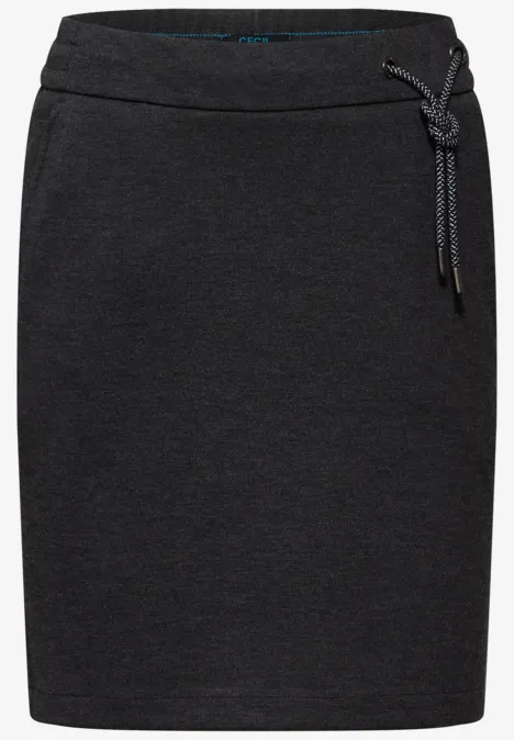 Joggskirt charcoal grey melange