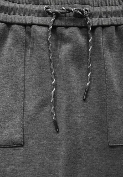 Silk-touch Midi-Rock flint grey melange