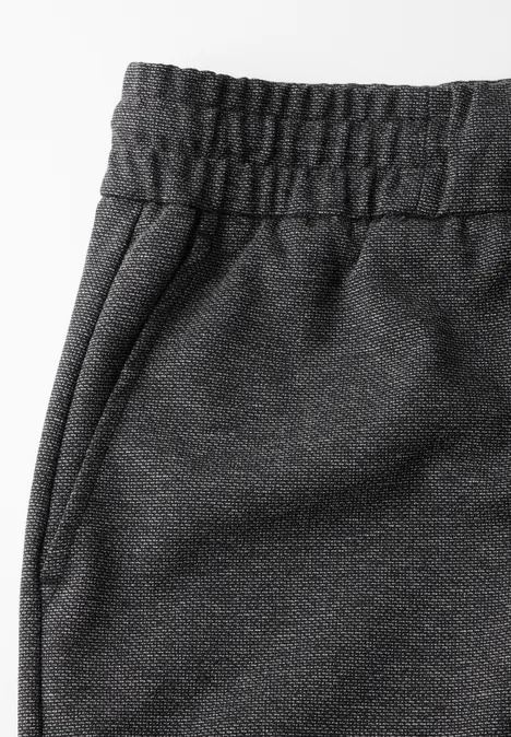Two-Tone Jogg Skirt Black