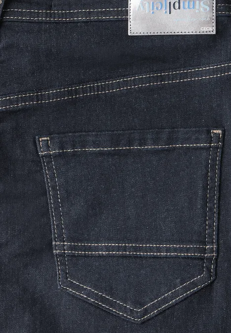 Midi Jeansrock rinsed wash