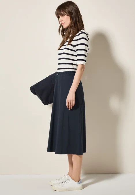 Jupe midi légère universal blue