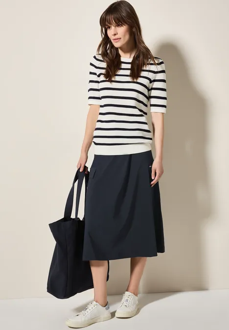 Jupe midi légère universal blue