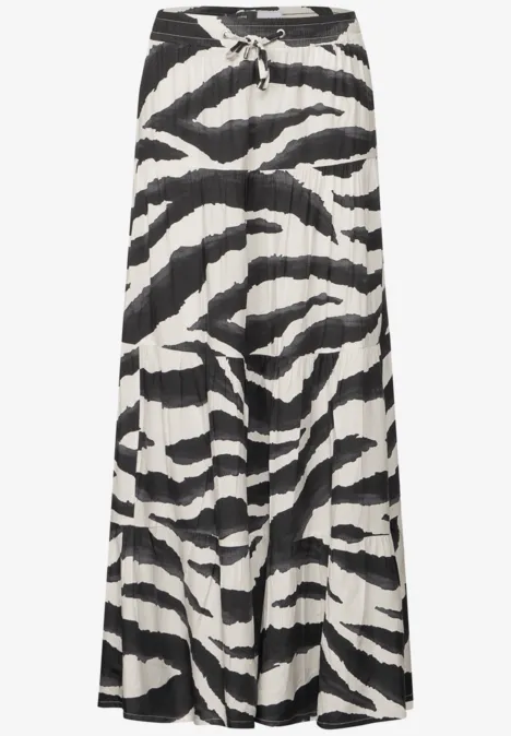 Gemusterter Maxi-Rock volcanic grey