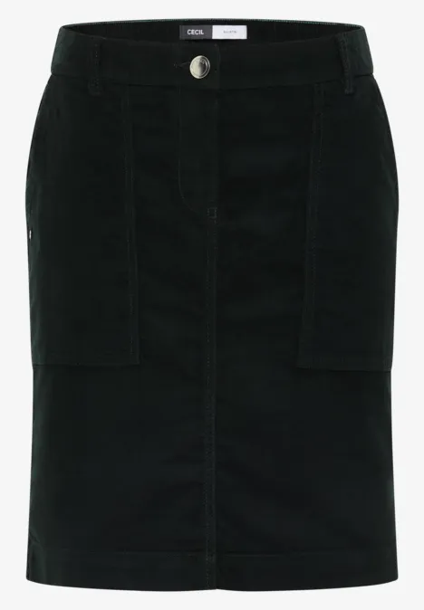 Feincord Rock ink green