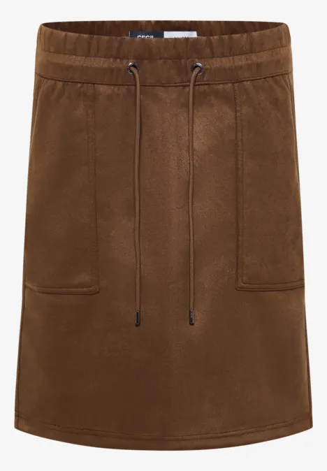 Veloursrock mocha caramel