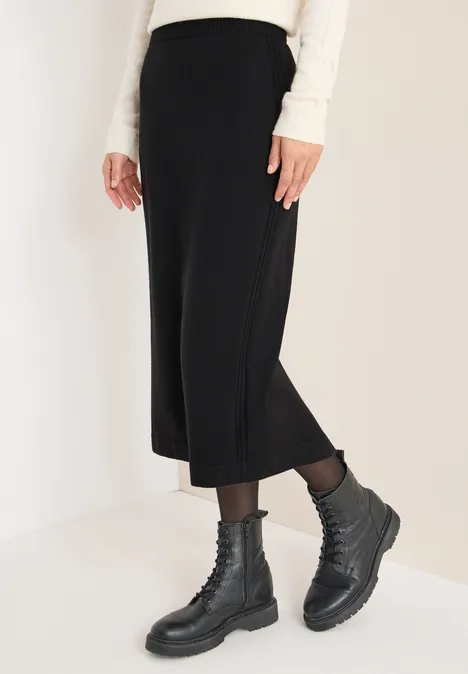 Rok met gestructureerde details Black