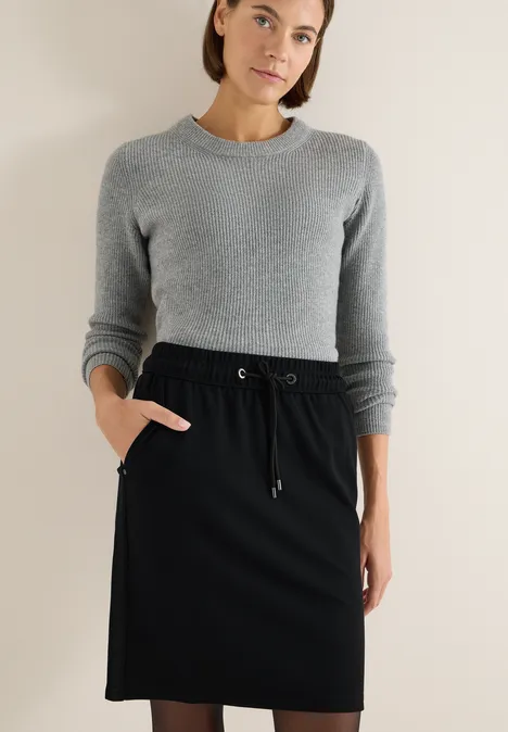 Joggingrok met glittertape Black Joggingrok met glittertape Black