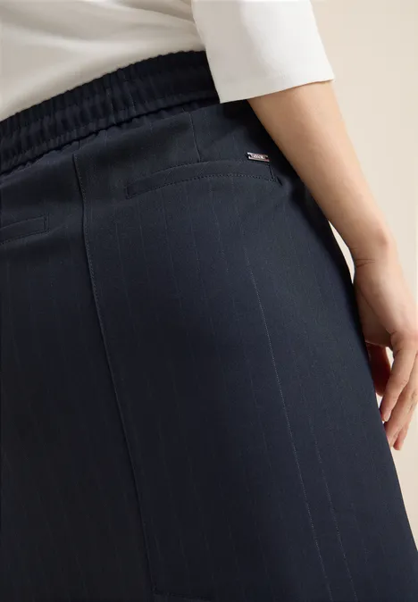 Knielanger Rock mit Glitzerdetails universal blue