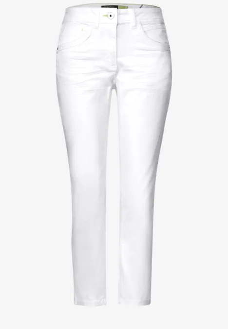 Casual Fit Hose White