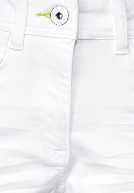 Casual Fit Hose White