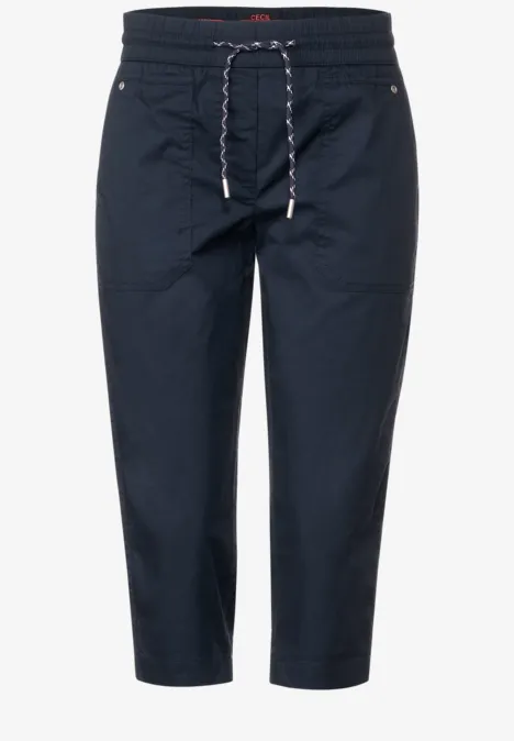 Pantalon papertouch coupe classique deep blue