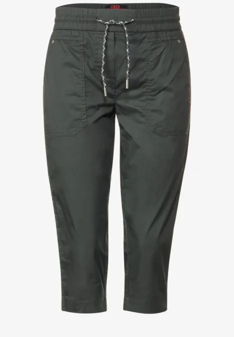 Pantalon papertouch coupe classique easy khaki