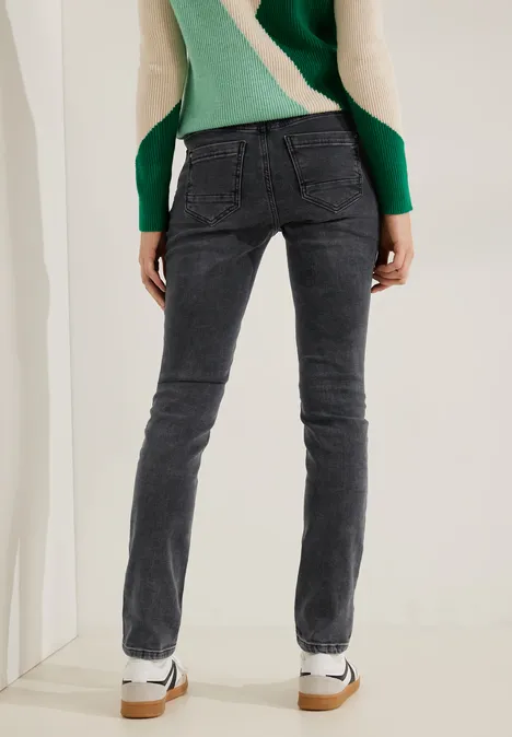 Cosy Slim Fit Thermo Jeans black used wash Cosy Slim Fit Thermo Jeans black used wash