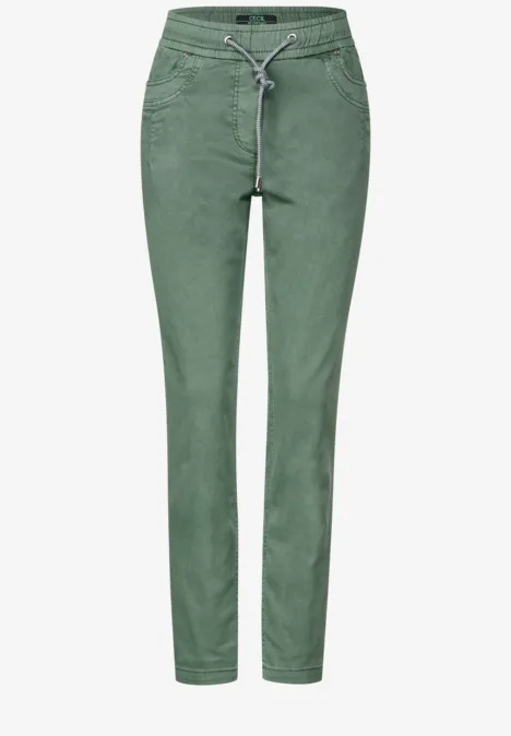 Pantalon de jogging coupe classique raw salvia green