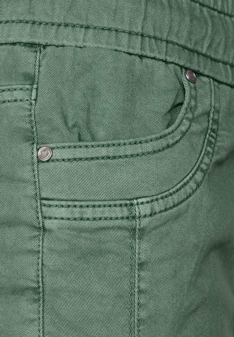 Pantalon de jogging coupe classique raw salvia green