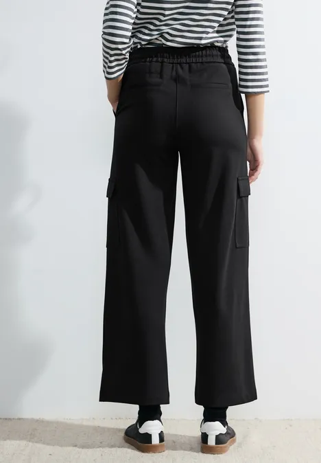 Pantalon coupe ample Black