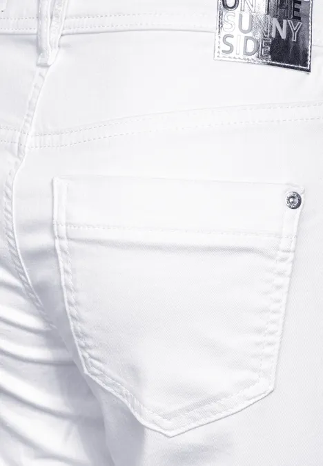 Weiße Slim Fit Jeans White