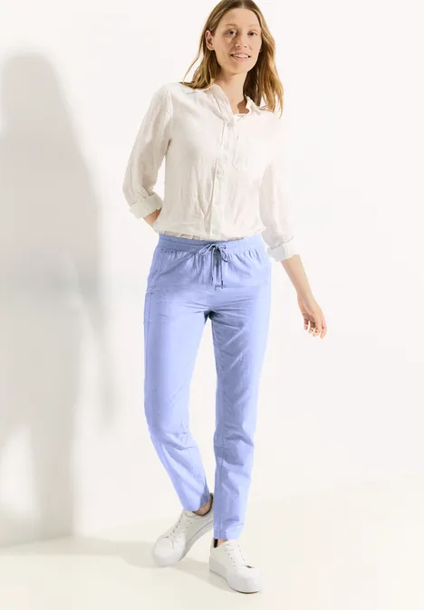 Pantalon chambray blouse blue