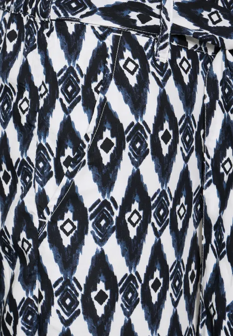 Hose mit Print vanilla white
