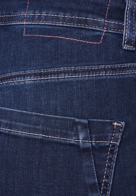 Jean coupe slim mid blue used wash