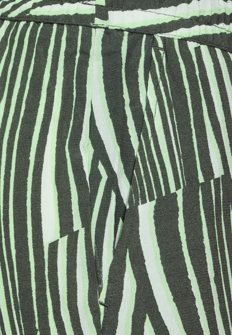 Pantalon à jambes larges cool khaki
