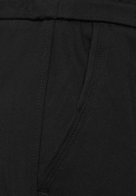 Casual fit broek Black