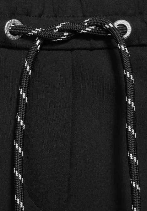 Casual fit broek Black